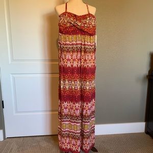 Garnet Hill bandeau top maxi dress